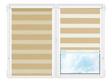 Рулонные кассетные шторы День Ночь Латина 1303 цена. Купить в «Мастерская Жалюзи»